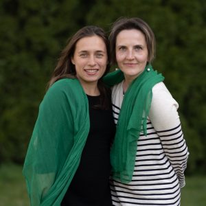 Anastasiia Miedviedieva i Natallia Lavanava